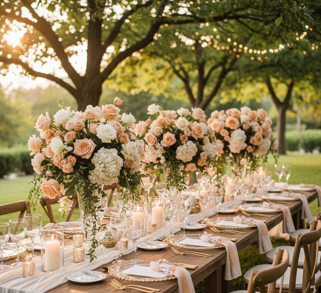 Elegant garden party