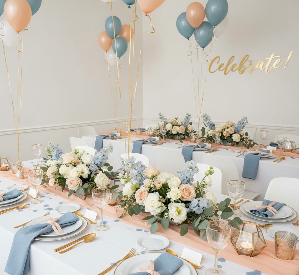 Celebration event styling