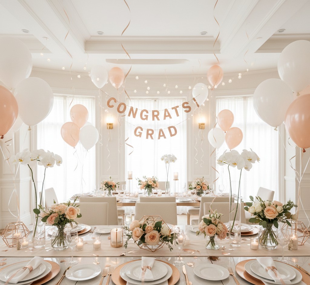 Graduation party styling